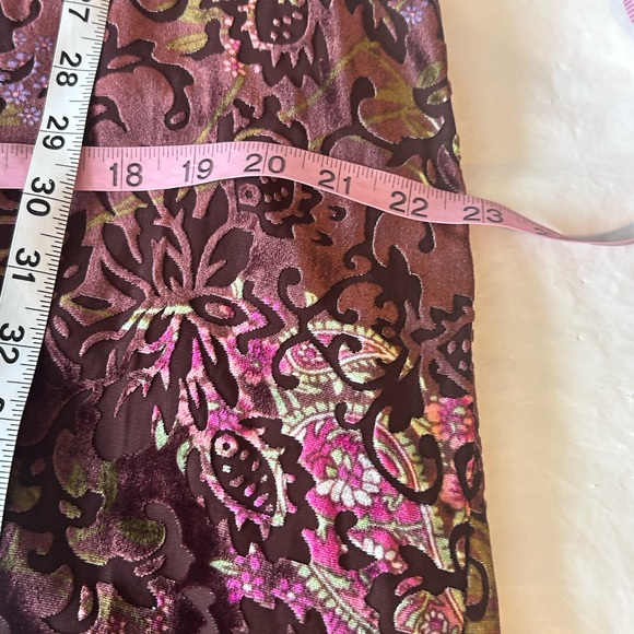 Sundance Velvet Vision Maxi Dress L Semi-sheer Velvet Burnout Boho Whimsigoth - Picture 13 of 16